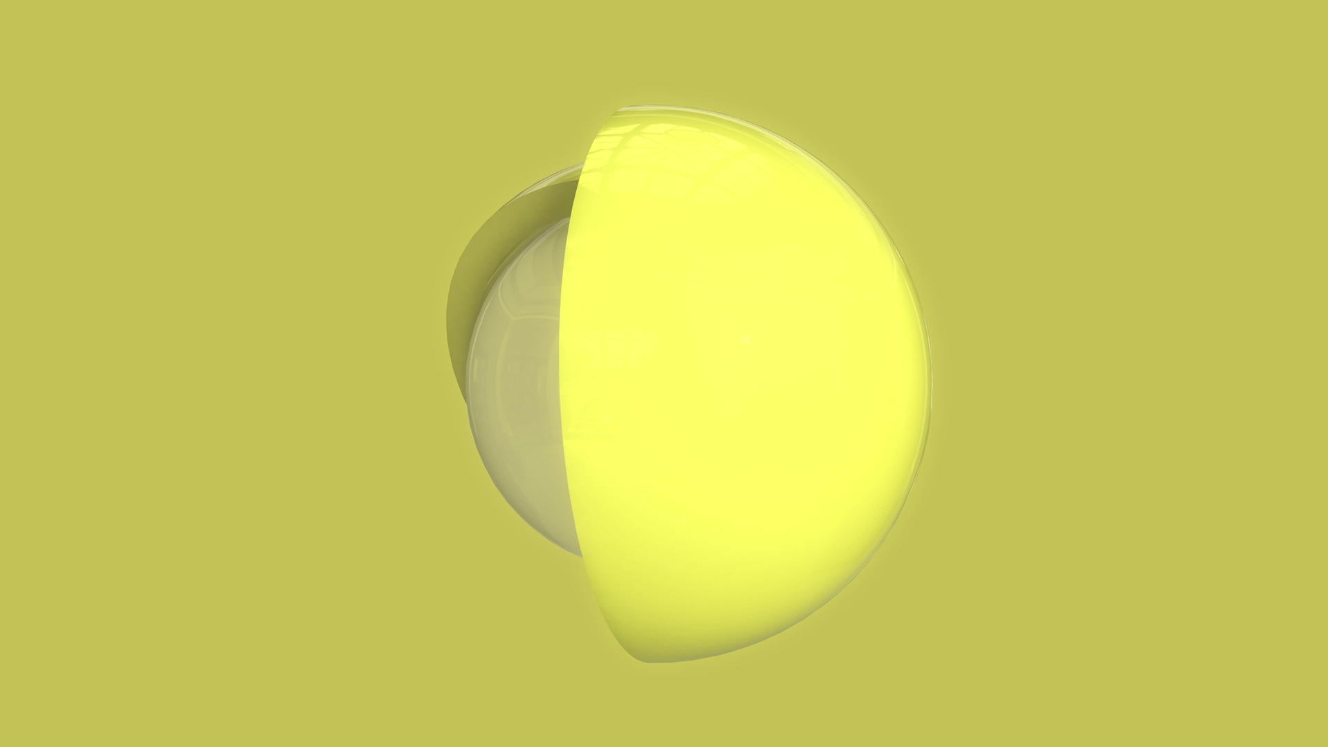 黄色商业背景无缝循环抽象球形动画视频的预览图