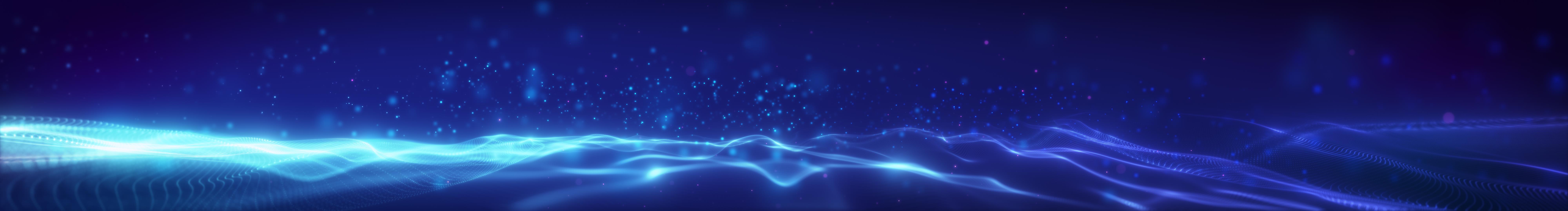8K超宽屏唯美梦幻蓝色粒子海洋背景循环视频的预览图