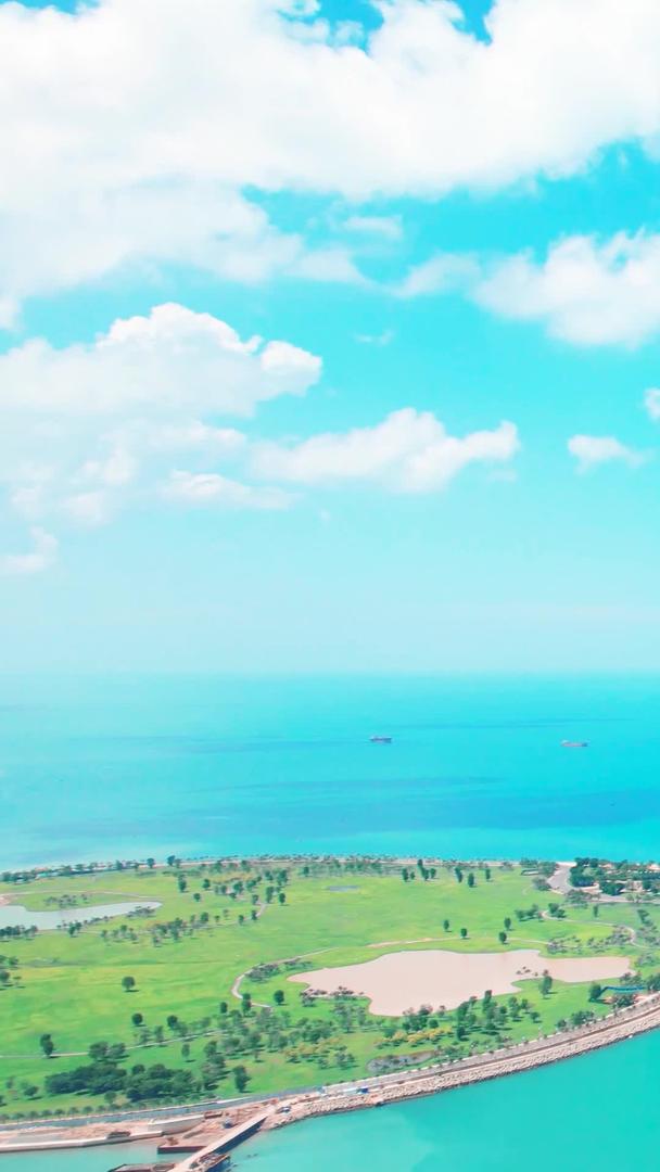 海南海花岛是世界上最大的人工岛风景优美视频的预览图