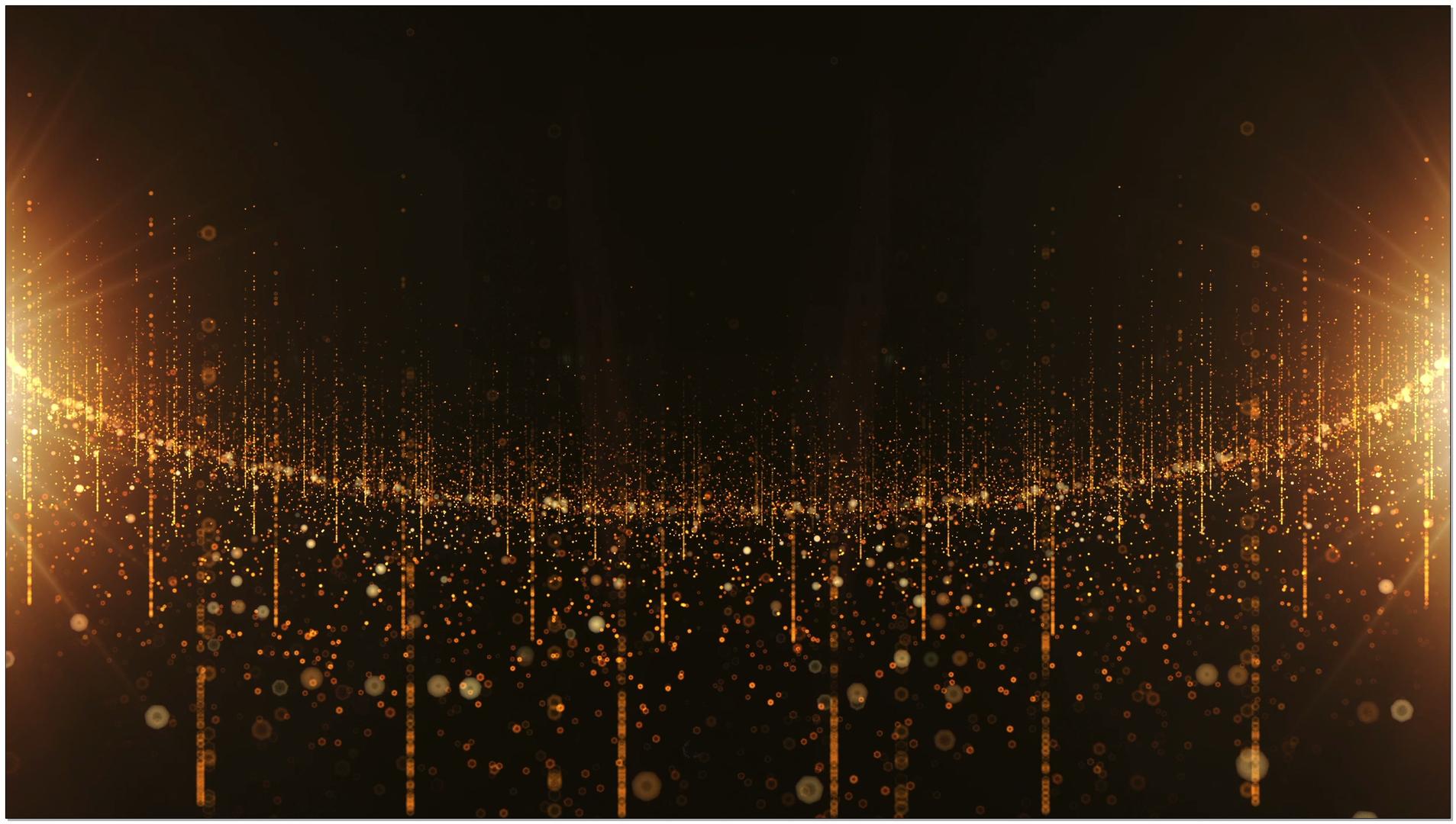 金色粒子背景素材视频的预览图