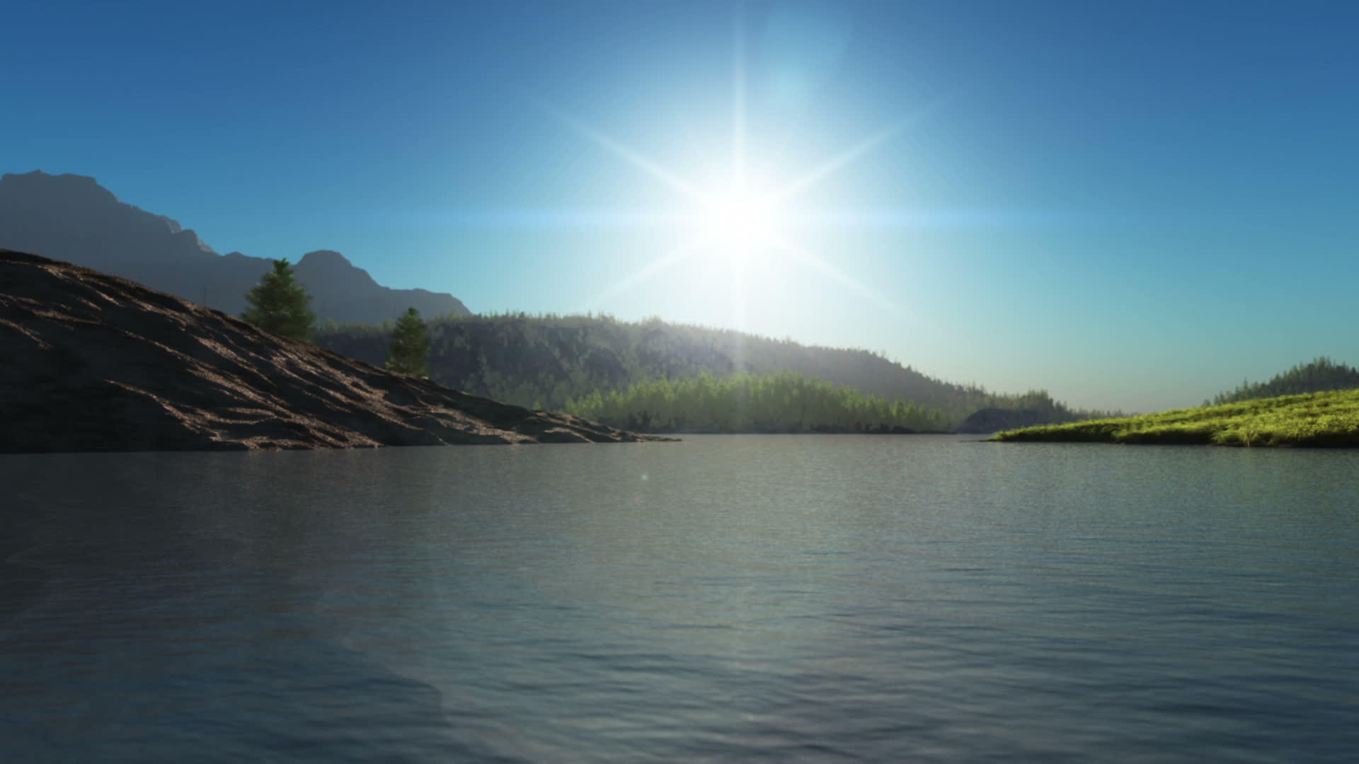 自然公园湖视频的预览图
