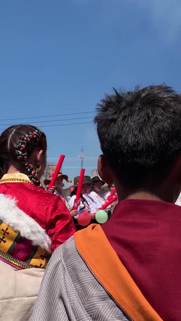 藏族藏族高原藏族婚礼视频集集视频的预览图