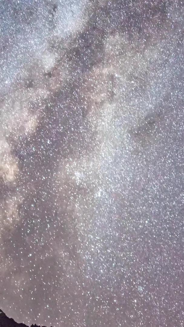 延迟西藏米亚山口夜景银河素材视频的预览图