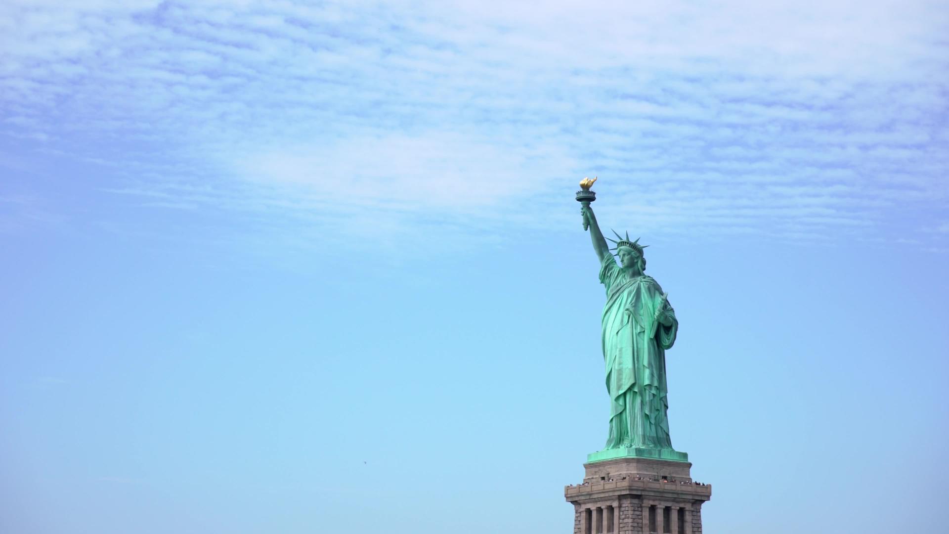 纽约市的女自由女神像视频的预览图