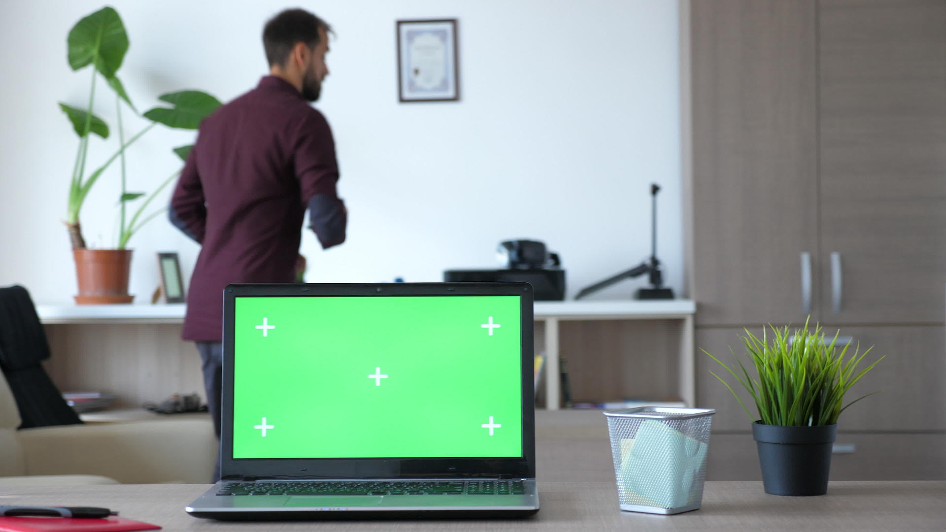 在现代公寓中模拟绿色屏幕染色体视频的预览图