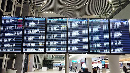 国际机场启程牌机视频的预览图