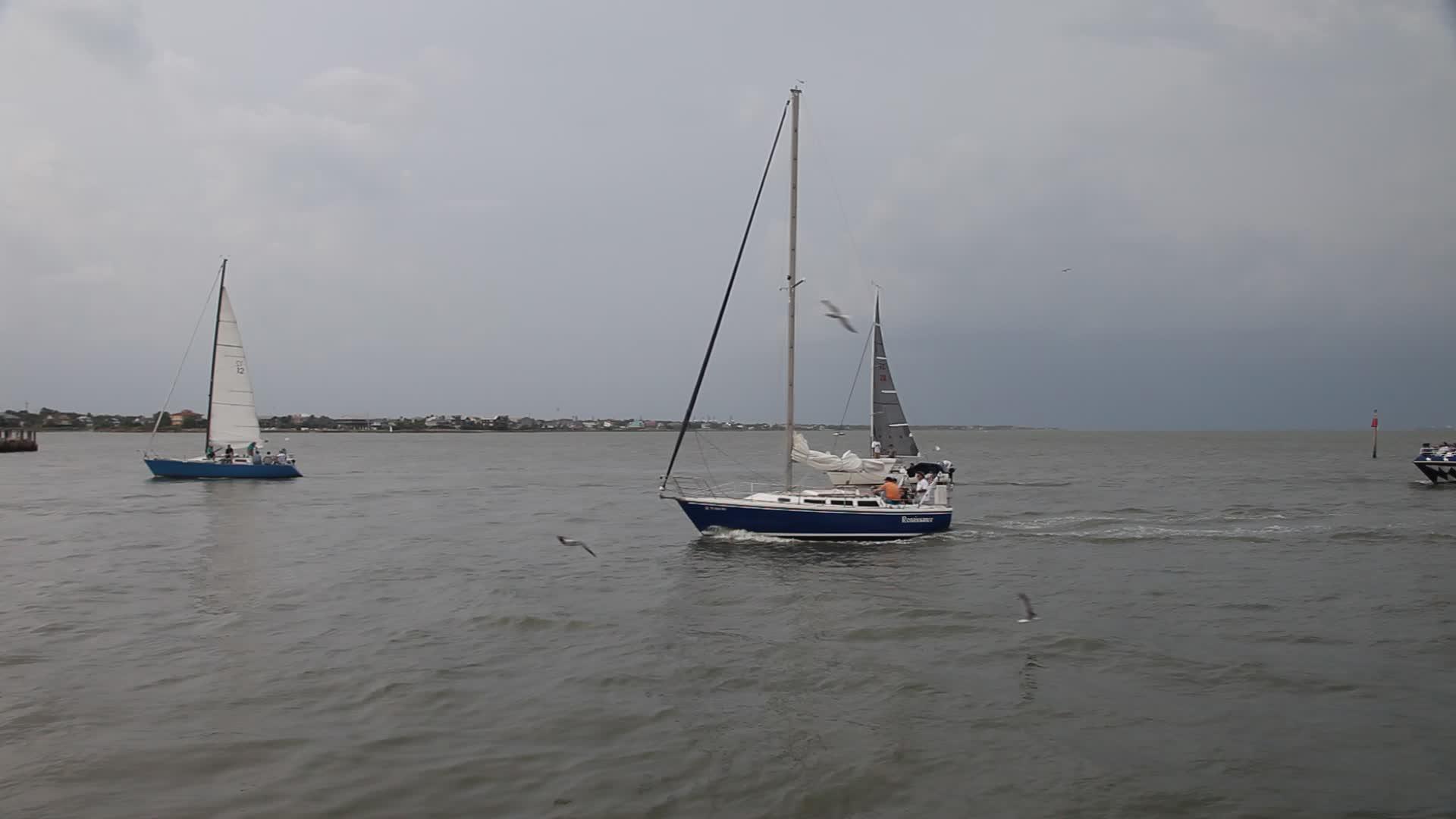 KemahTexas的帆船视频的预览图