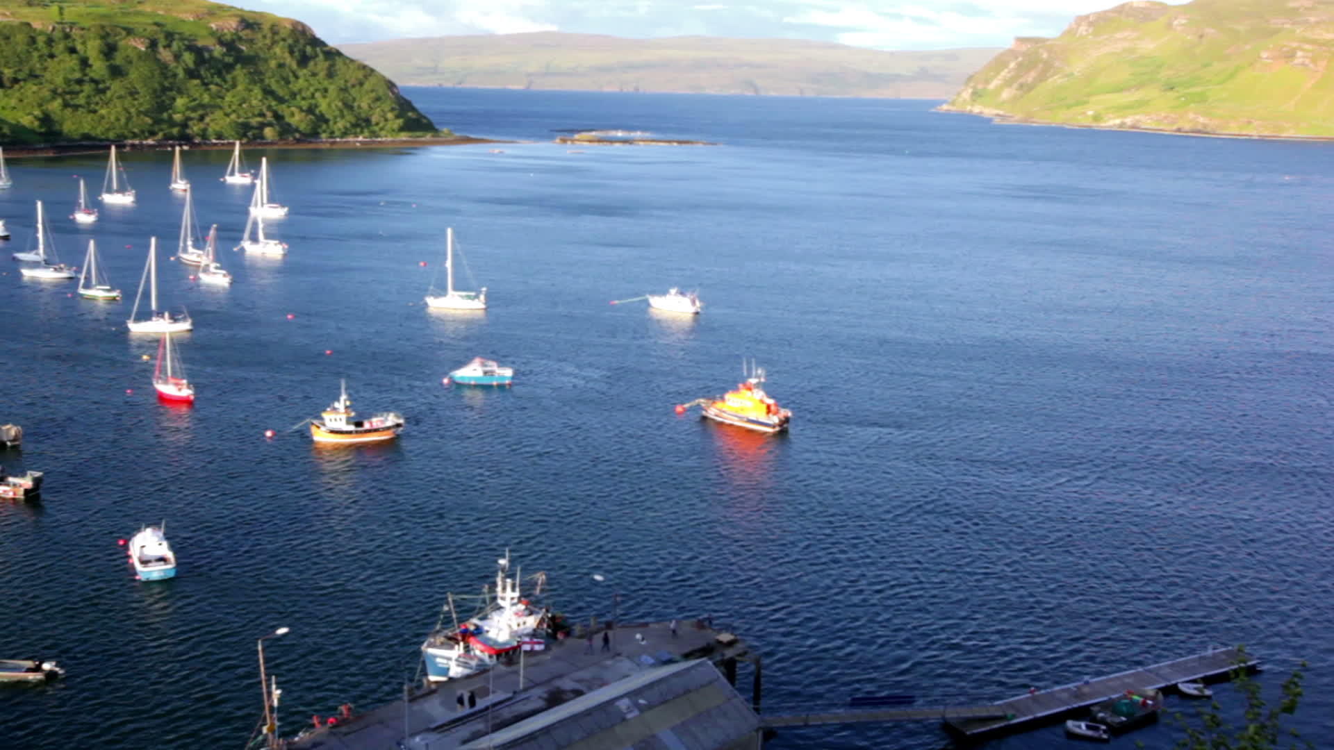 苏格兰天空岛落日视频的预览图