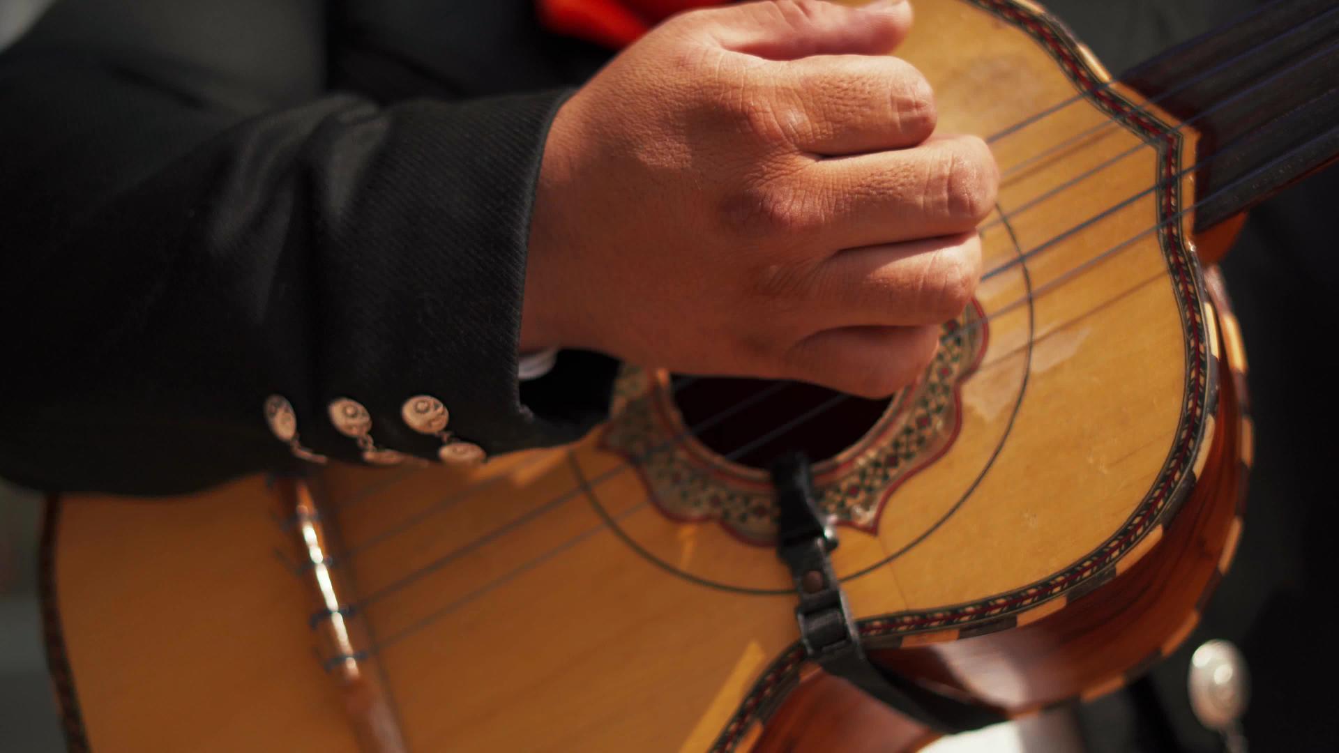 在墨西哥城演奏墨西哥乐器视频的预览图