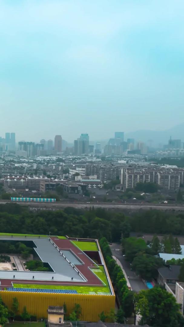 航拍南京大报恩寺景区延时视频的预览图