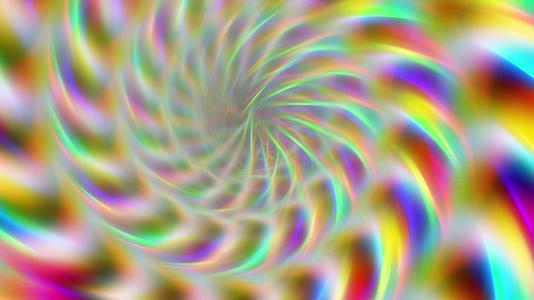 抽象旋转彩虹背景设计艺术视频的预览图