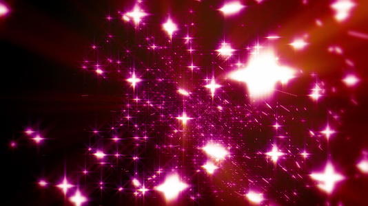 空间中的舞蹈粒子星4k视频的预览图