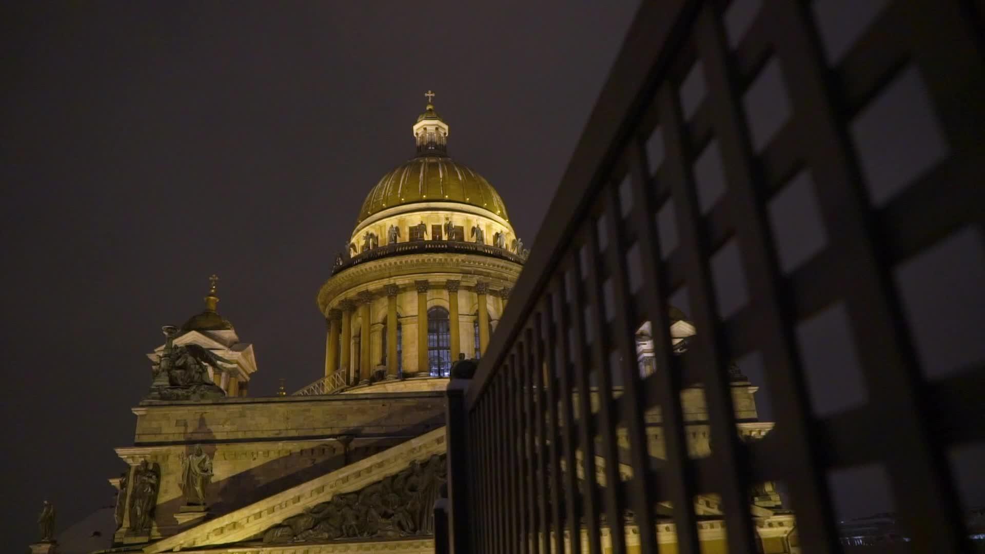 圣彼得堡的伊萨克斯大教堂视频的预览图