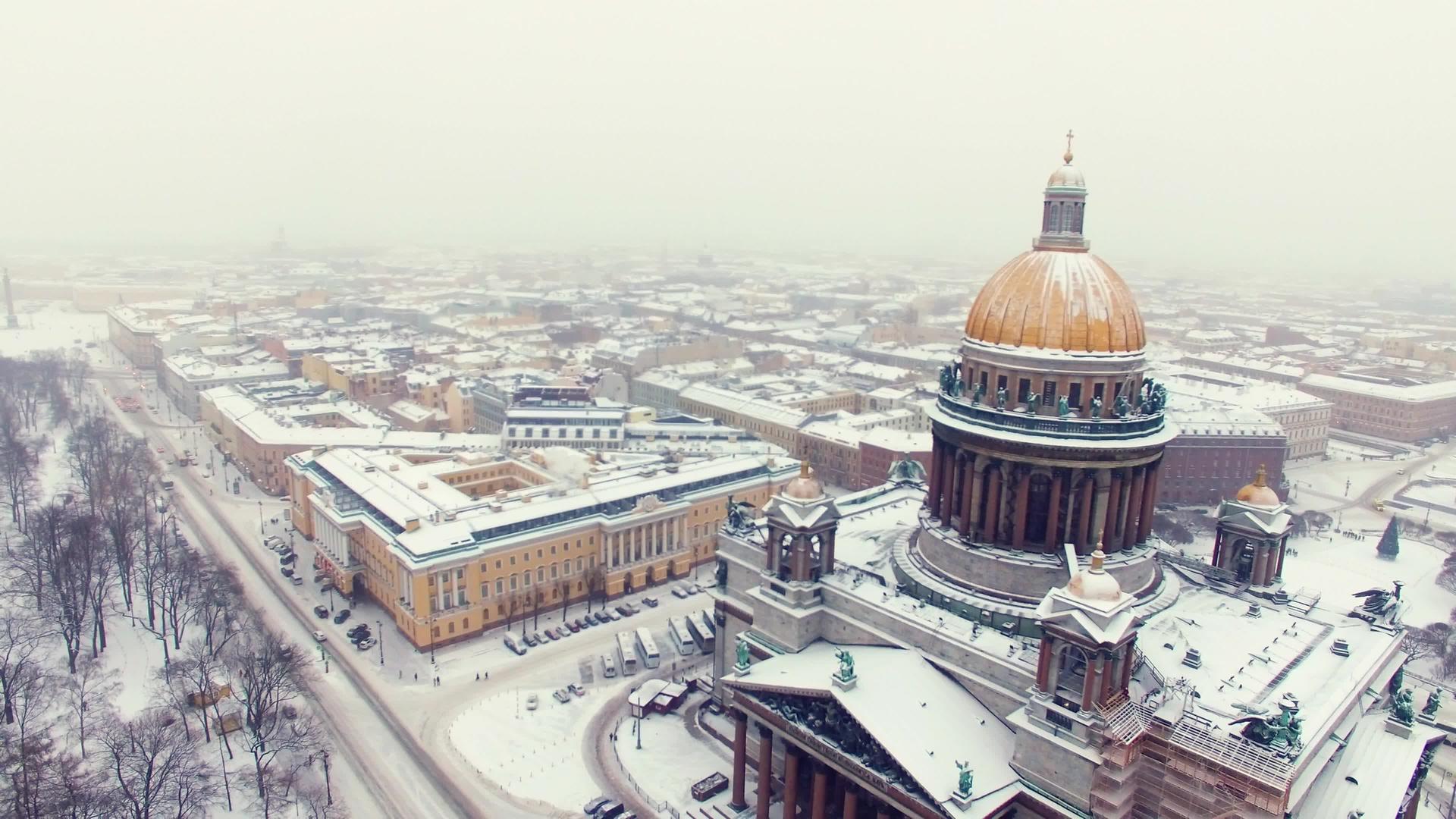 伊萨克斯大教堂在圣彼得斯堡空投视频的预览图