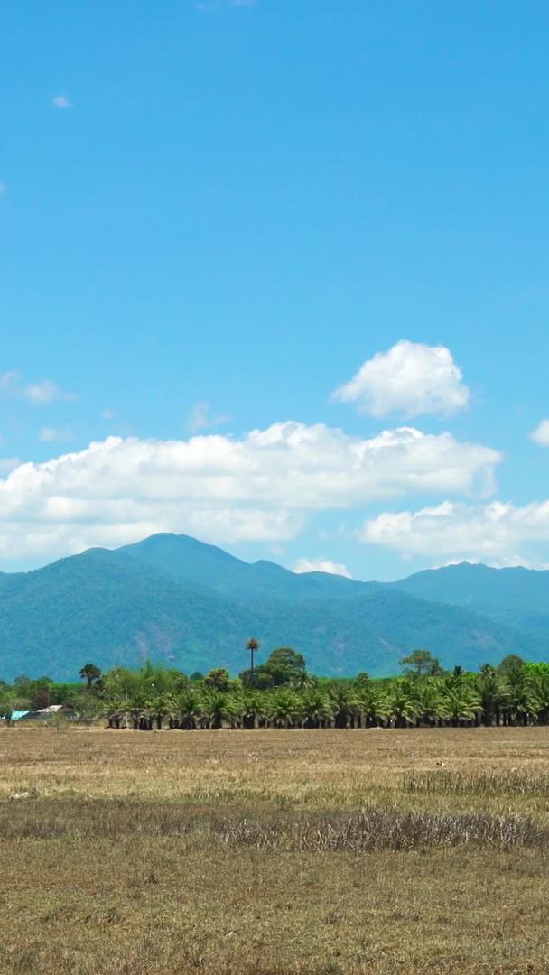 延迟泰国农田山脉视频的预览图