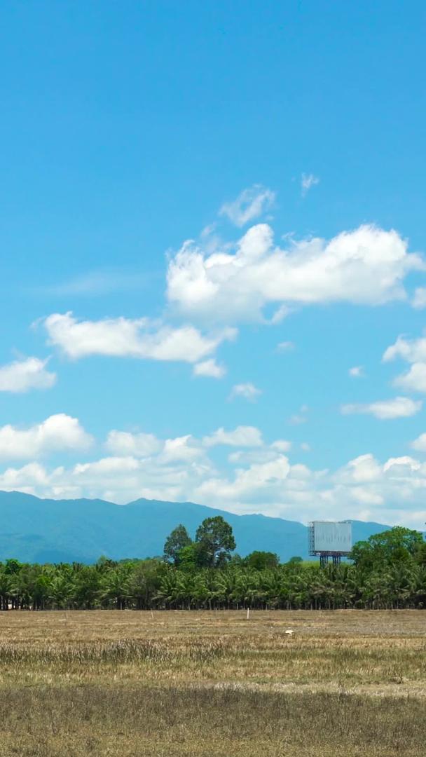 延迟泰国农田山脉视频的预览图