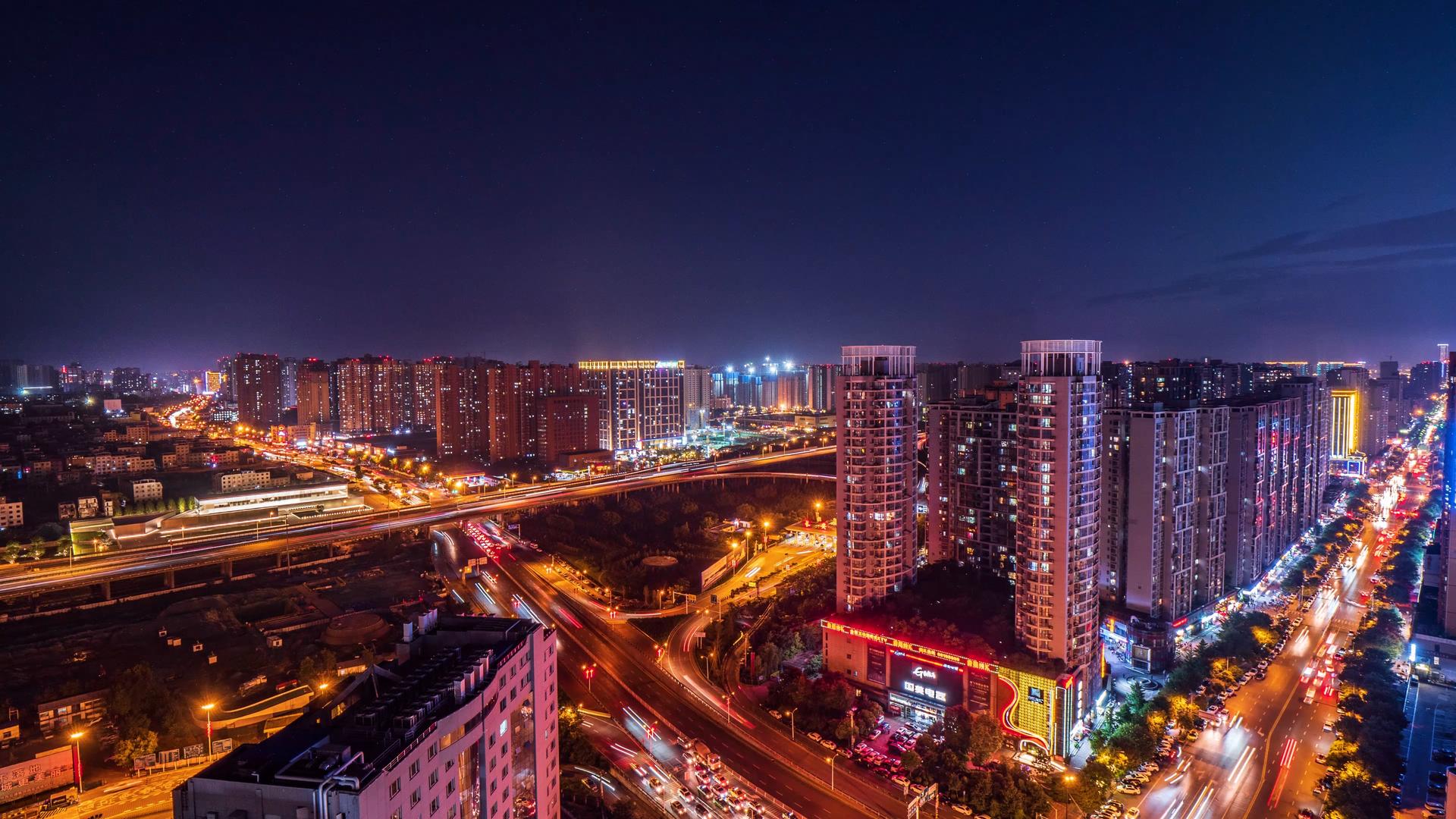 4K夜景城市交通延时视频的预览图