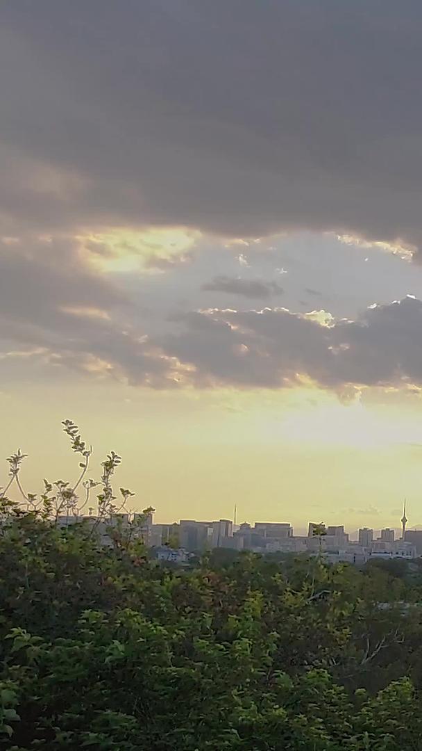 北京北海公园夕阳延迟视频的预览图