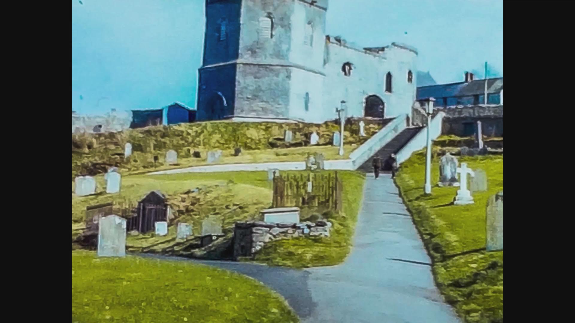 巴勒斯圣达维德城堡统一王国视频的预览图