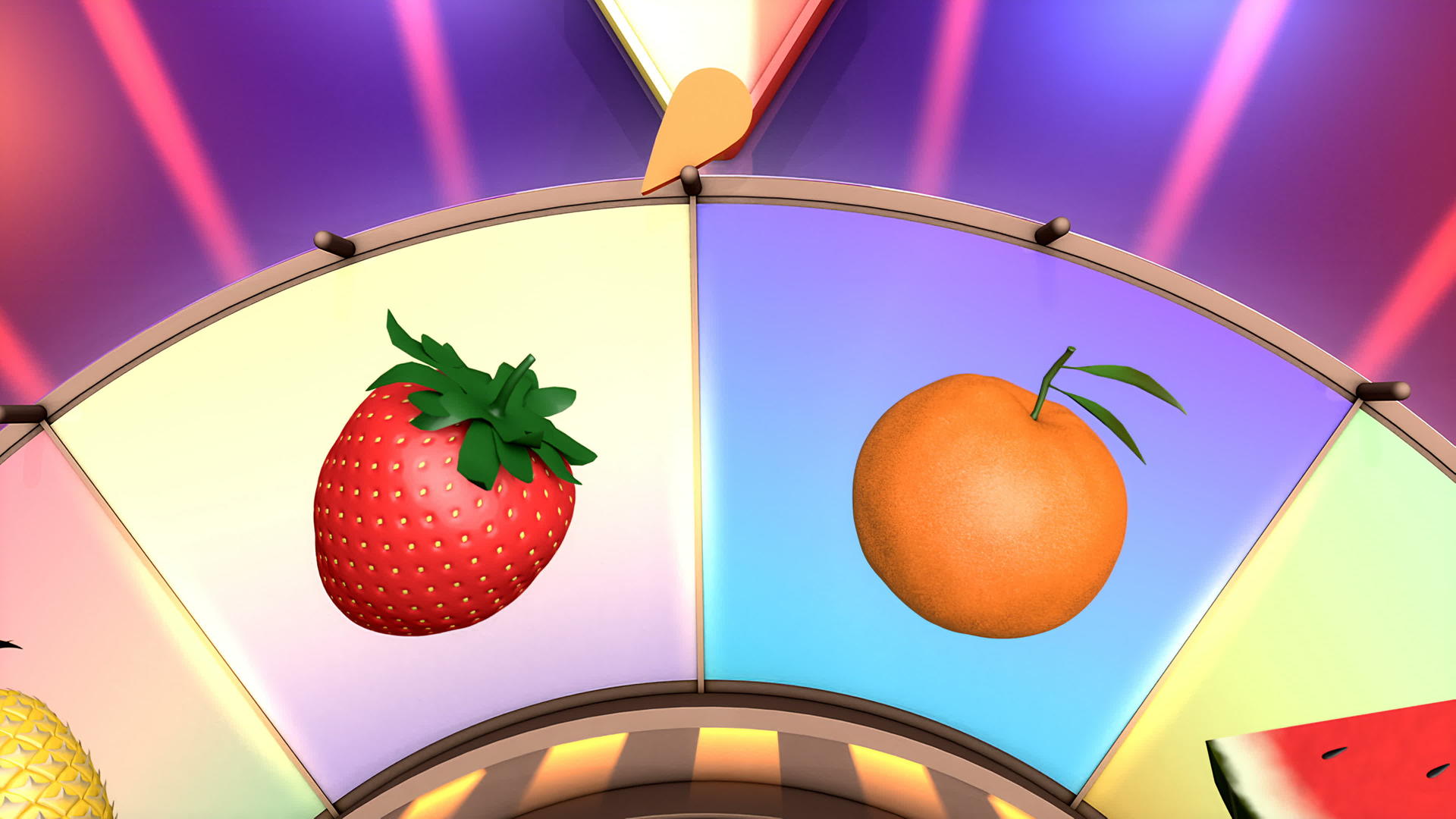 儿童视频动画水果苹果车轮视频的预览图