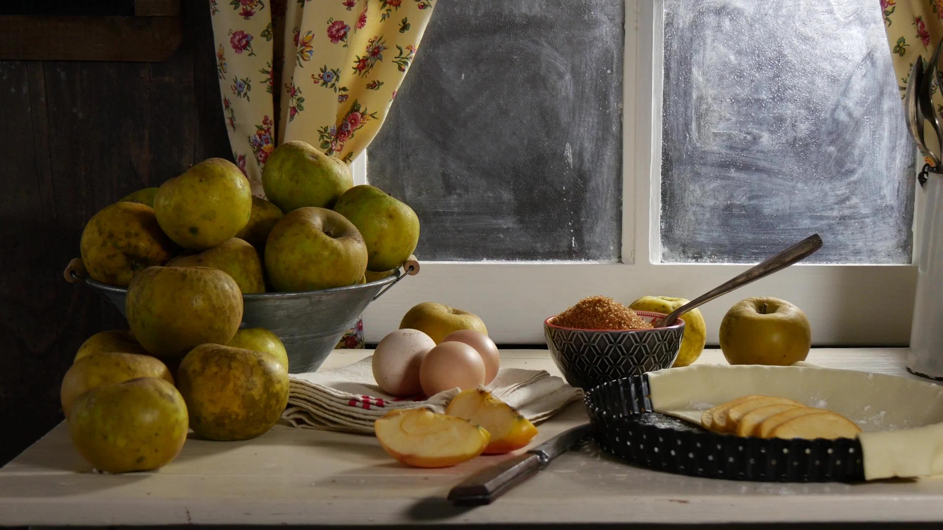 苹果派苹果蛋粉成分视频的预览图
