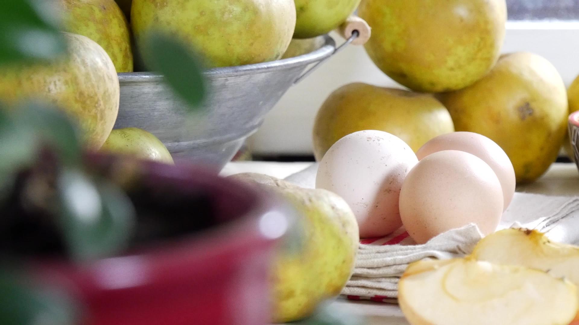 苹果派苹果蛋粉成分视频的预览图