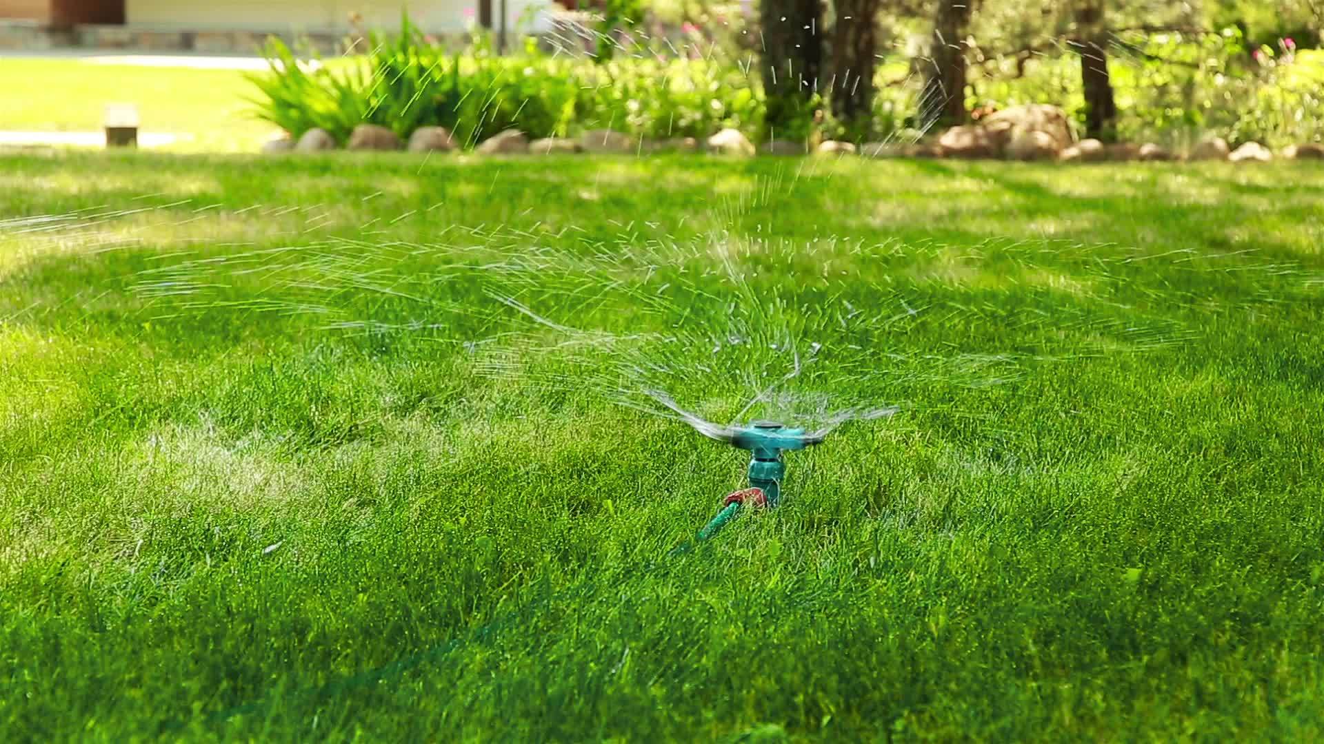 草坪喷雾器hd视频的预览图
