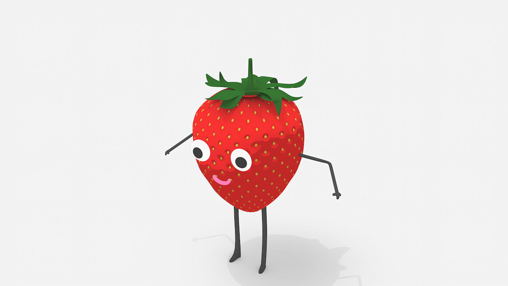 儿童视频动画舞蹈草莓视频的预览图