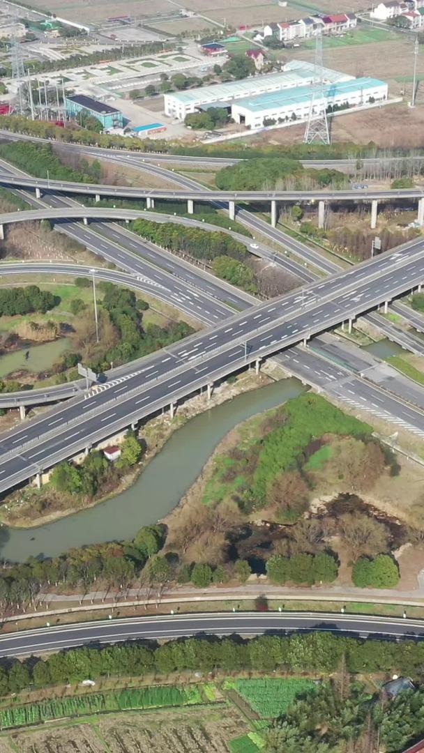 沈海高速上海绕城高速出口立交桥视频的预览图