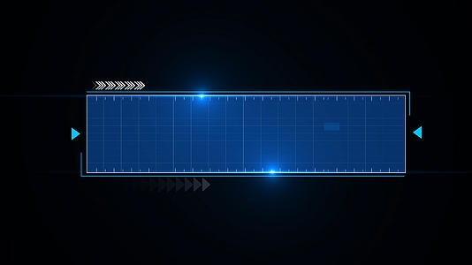 4k科技边框字幕背景动画元素带通道视频的预览图