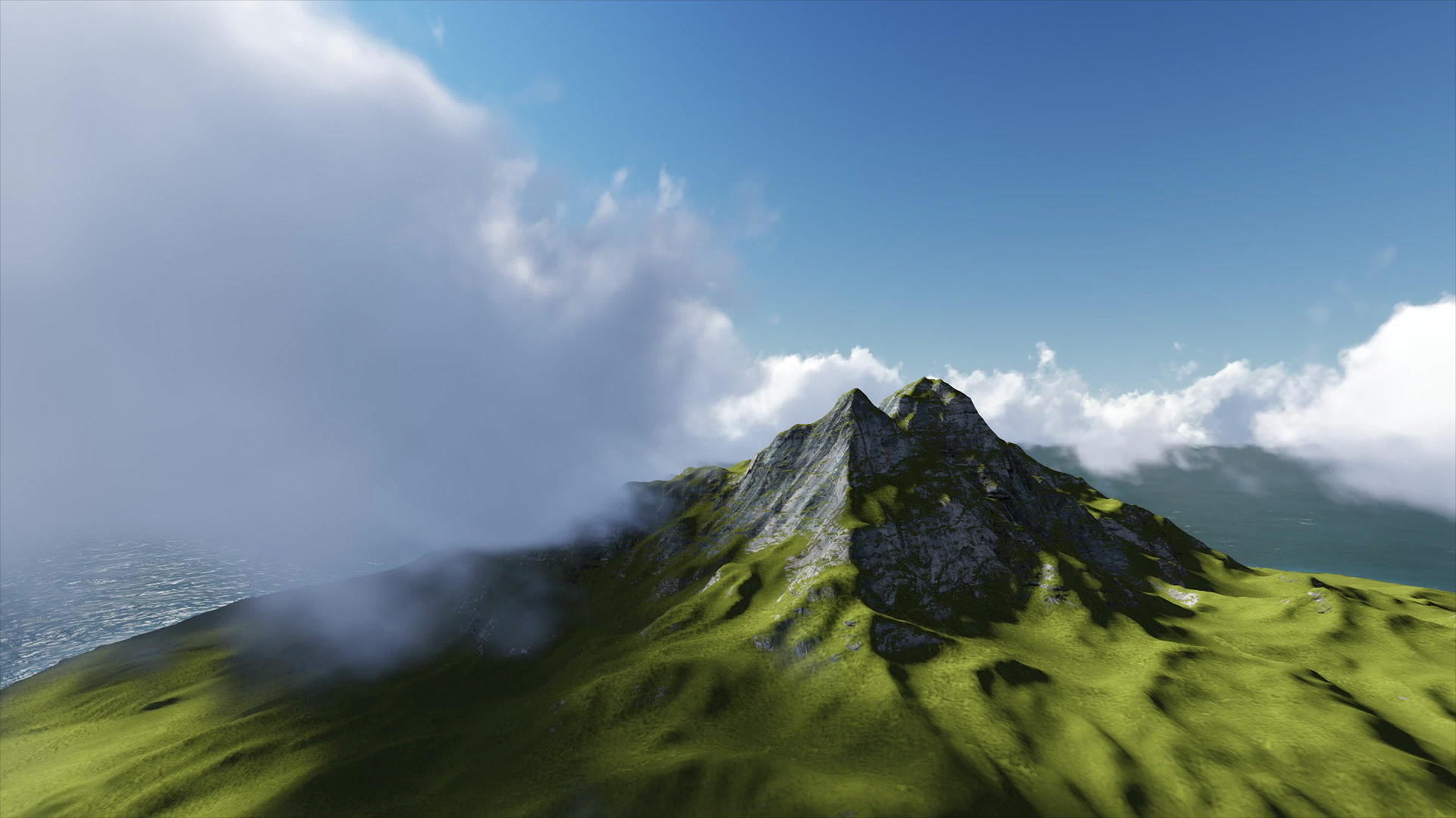 云中飞翔的4k动画视频的预览图