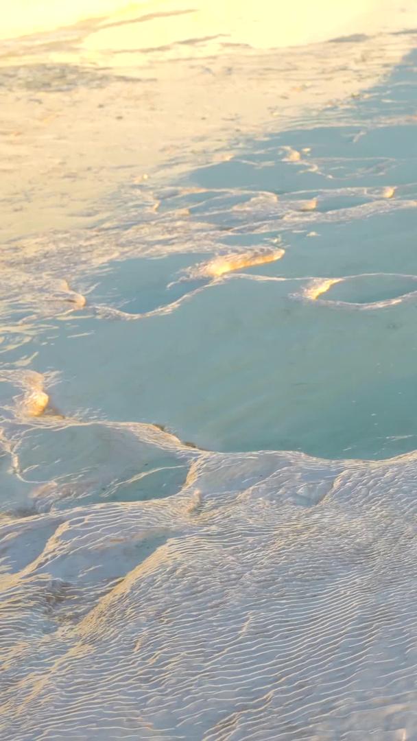 土耳其棉花堡钙化池集合实拍视频的预览图