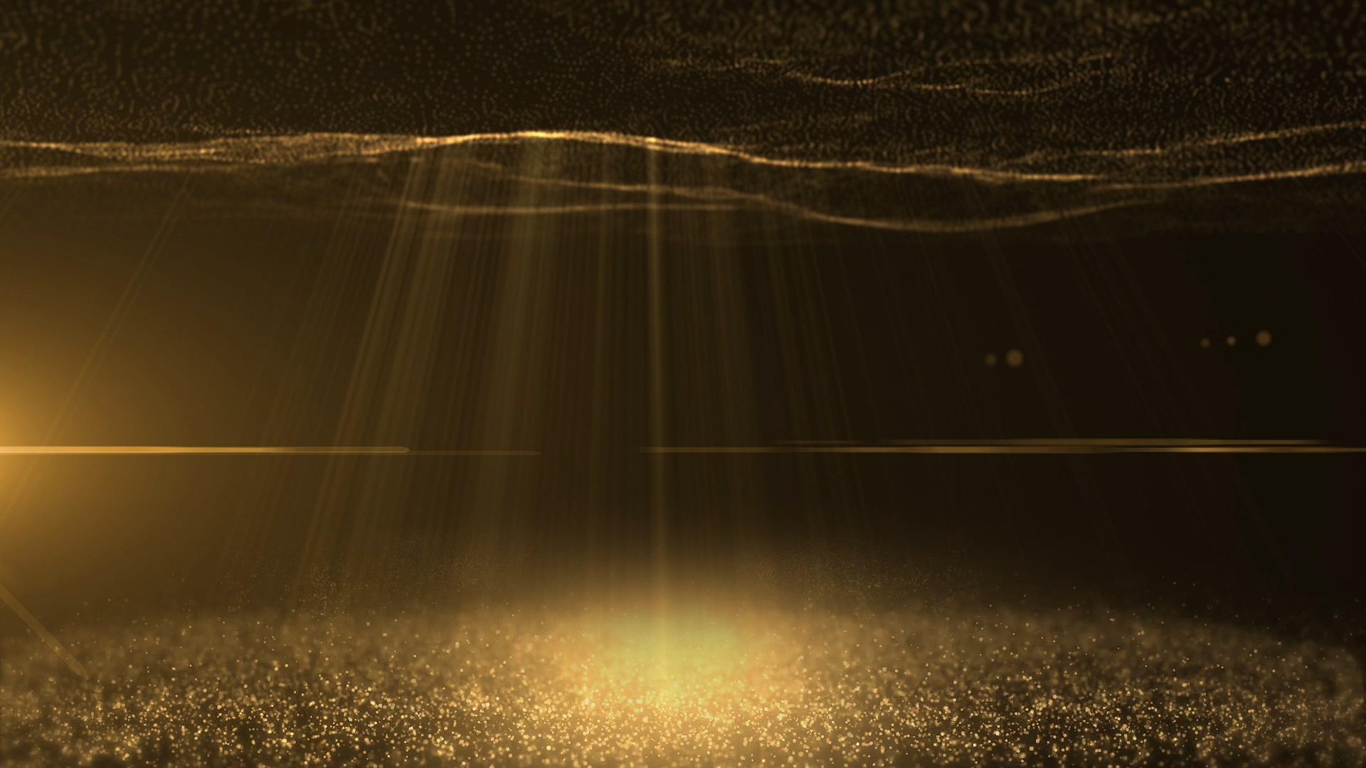金色背景粒子视频的预览图