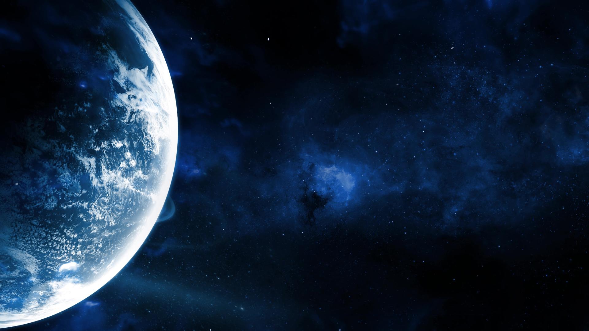 大气星球粒子星空视频的预览图