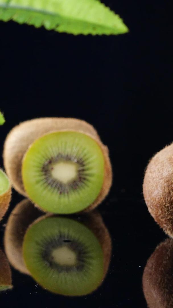 新鲜水果高清猕猴桃绿心水果视频的预览图