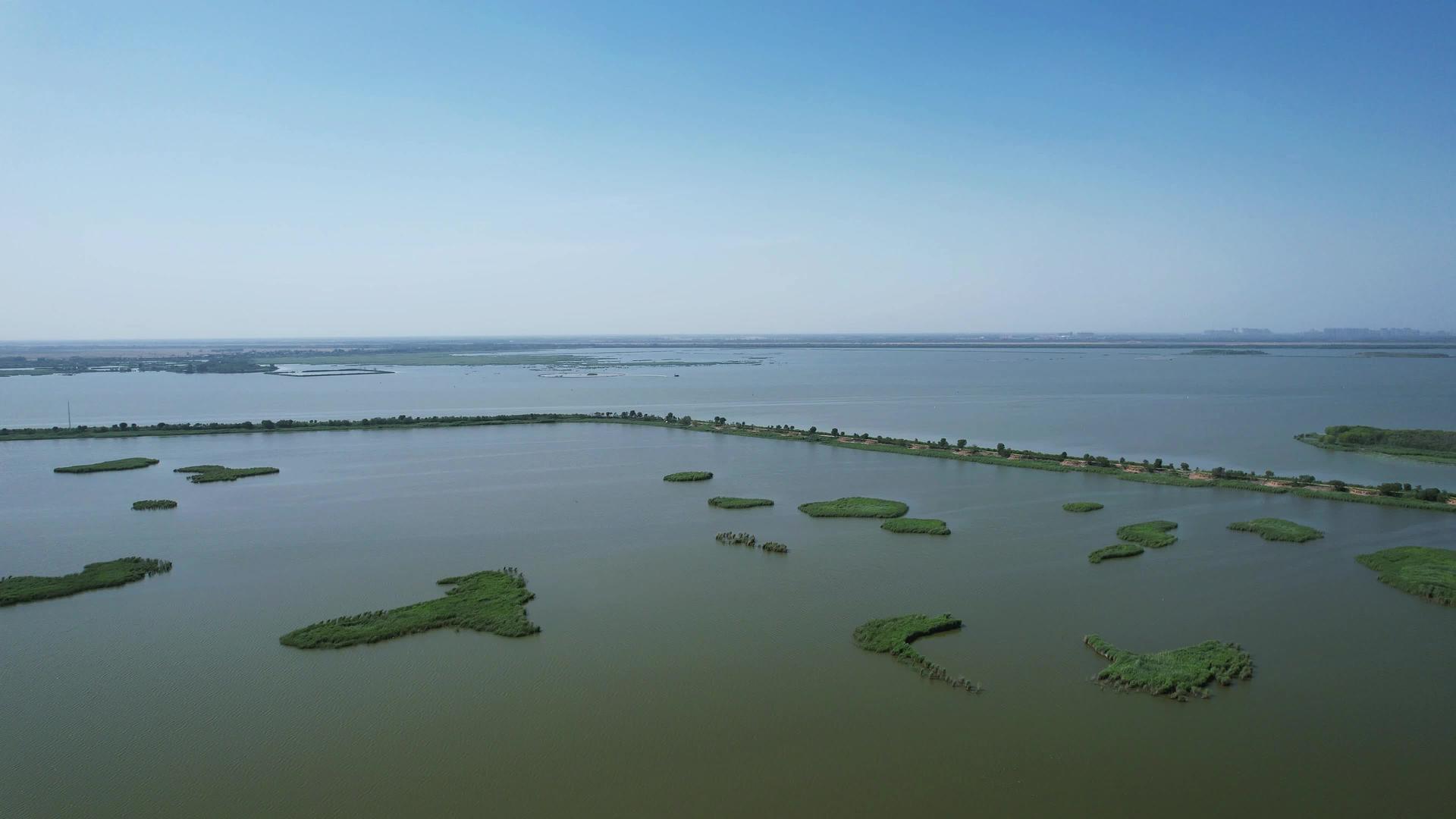 河北省衡水湖4A景区航拍视频的预览图