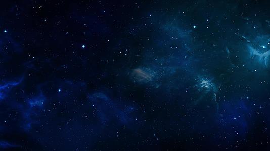 震撼粒子星空背景视频的预览图