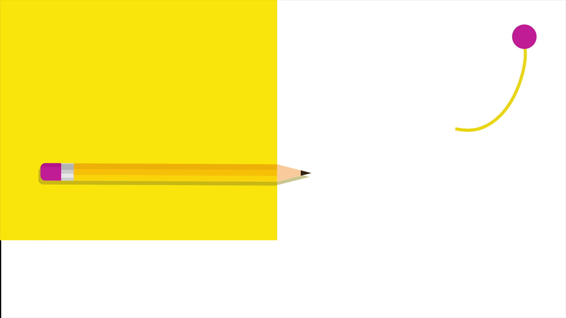 木黄色铅笔连接在木黄色纸上视频的预览图
