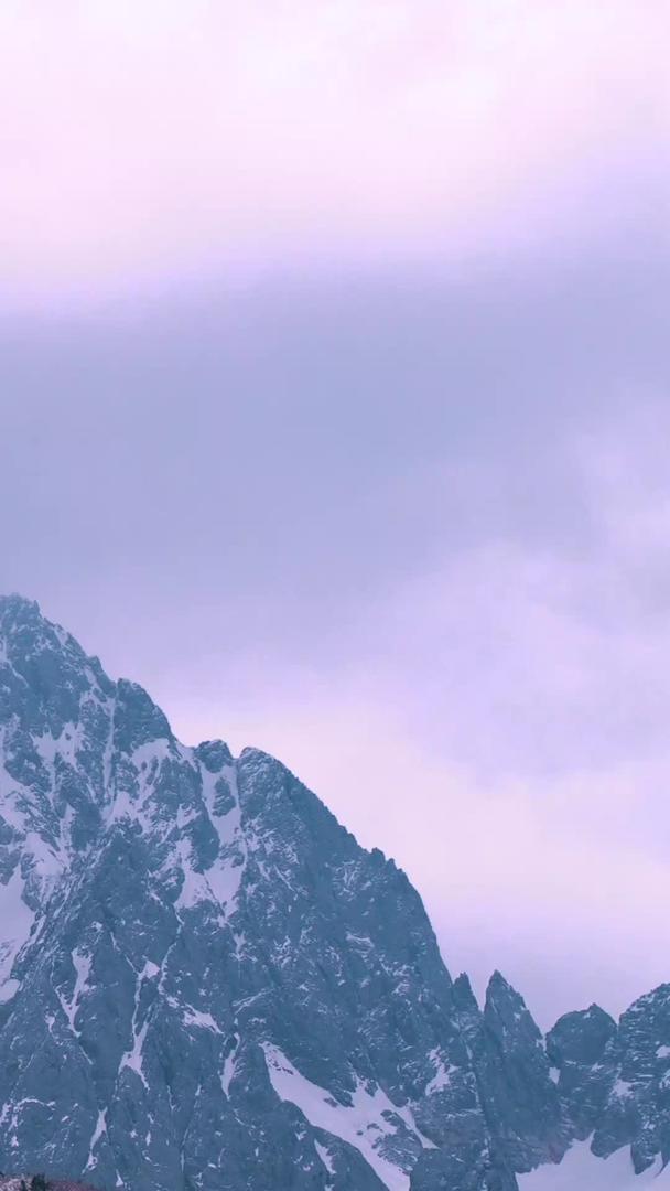 延迟玉龙雪山摄影视频的预览图