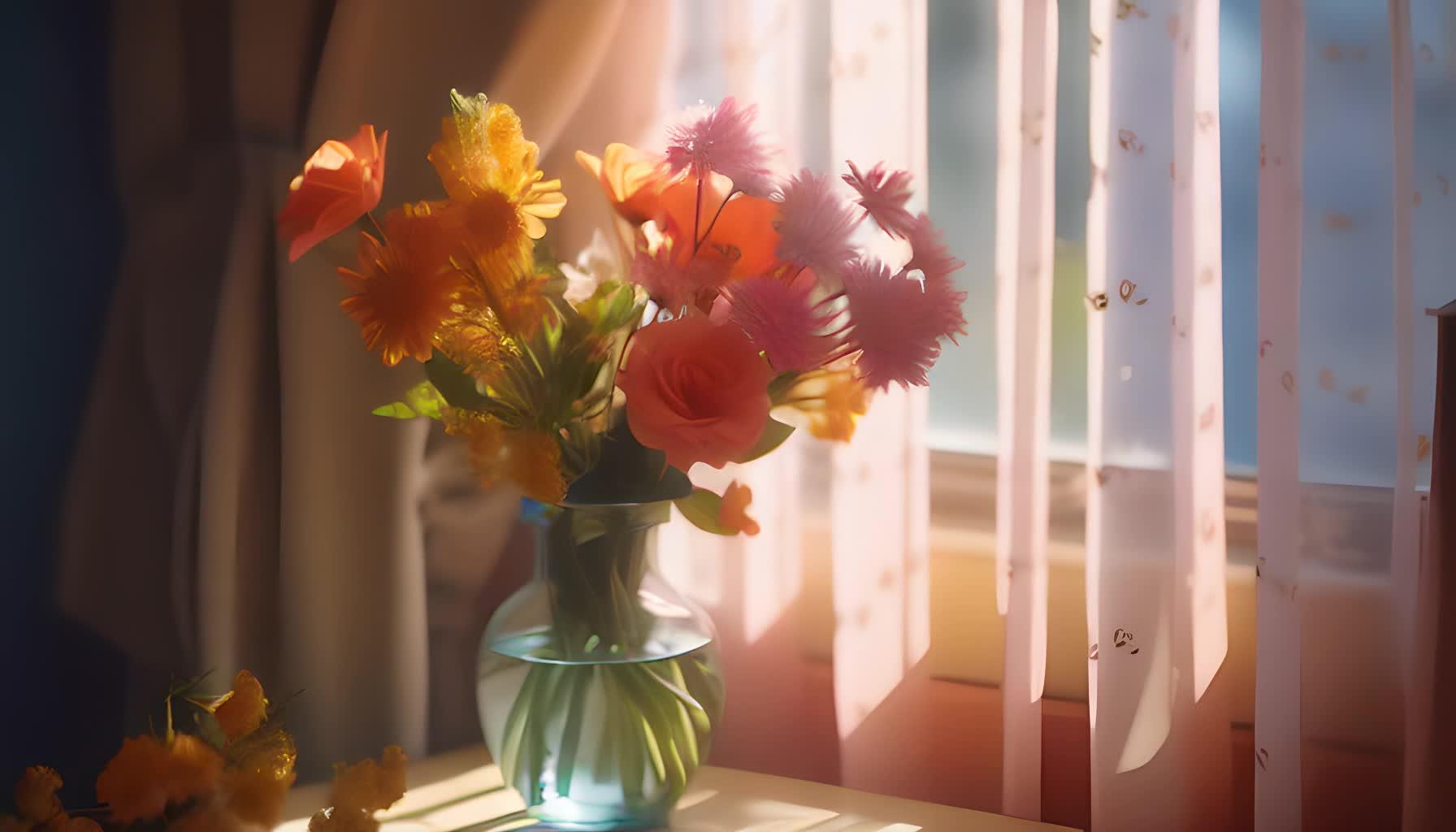 花瓶数字艺术视频的预览图