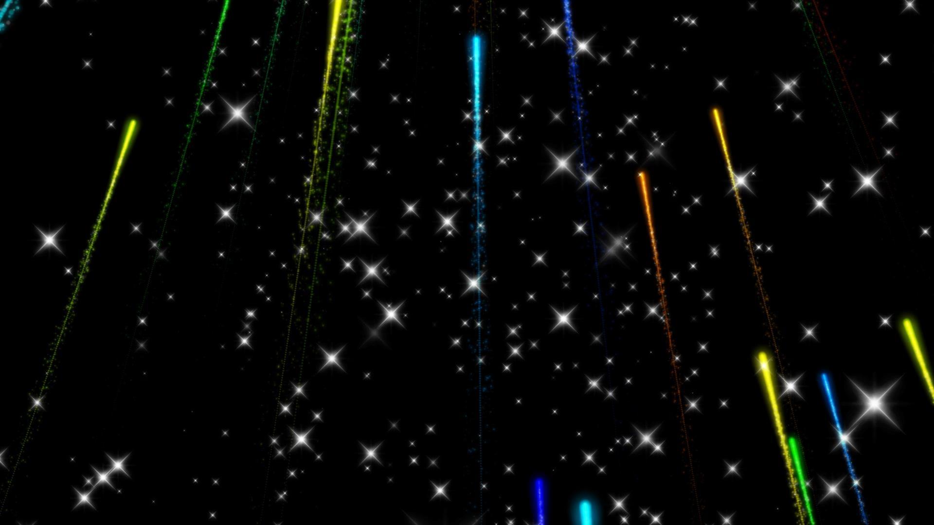 动态唯美粒子光束流星闪烁视频元素视频的预览图
