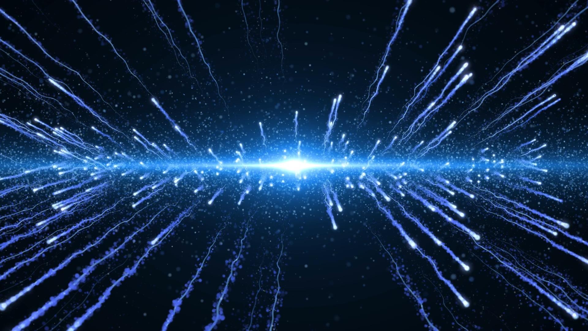 科技感唯美动态粒子光效视频元素视频的预览图