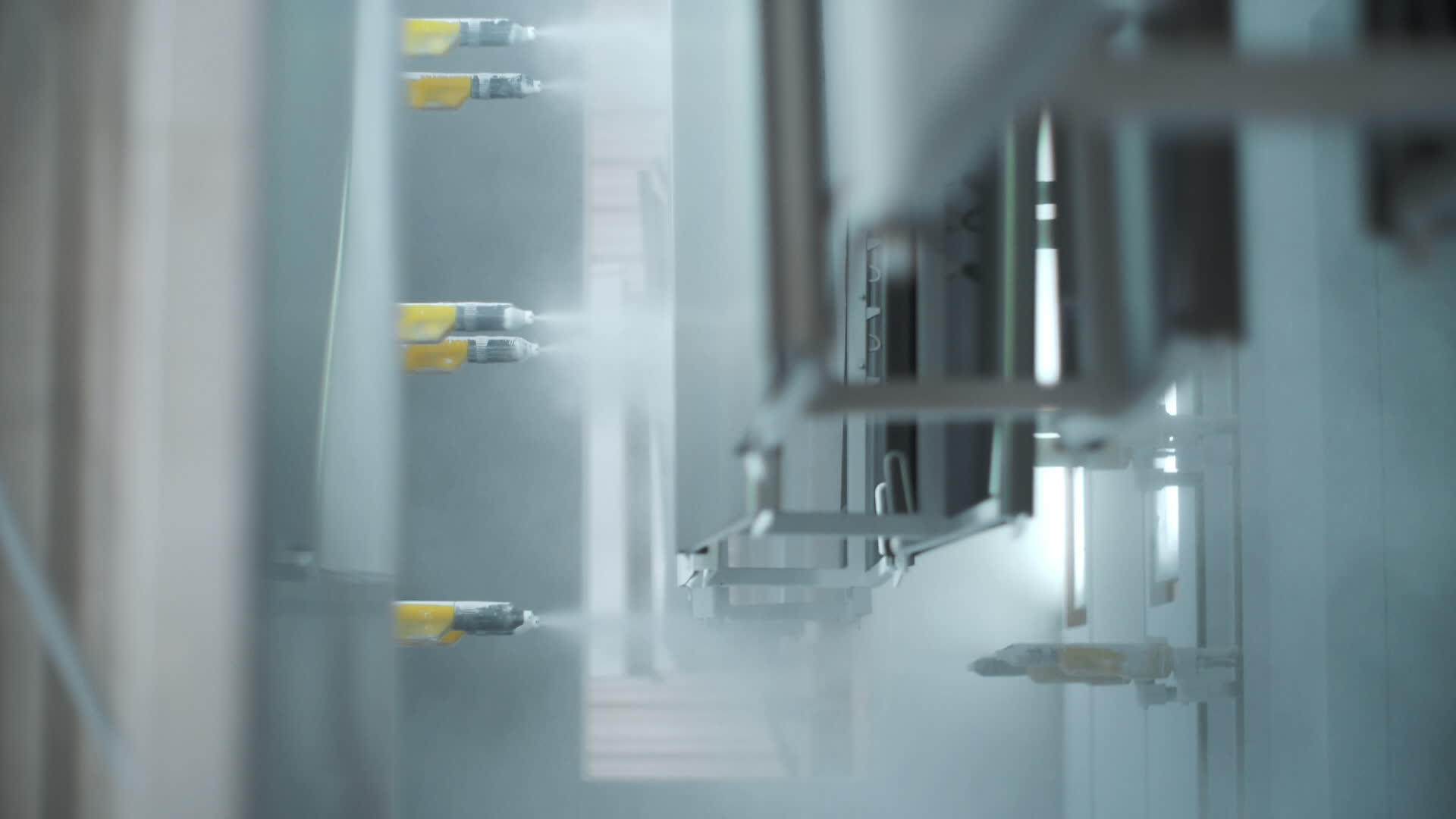 自动彩色金属板在家电厂喷火射枪视频的预览图