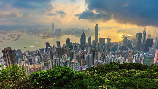 香港市景观延迟视频的预览图