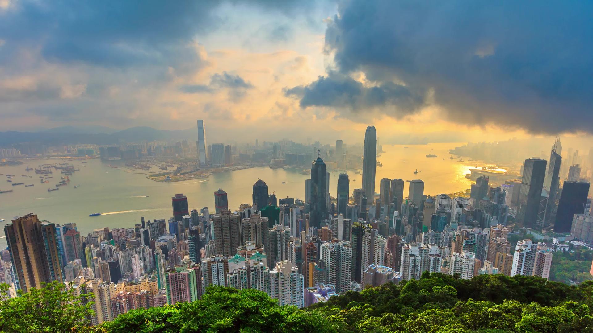 香港城市风光视频的预览图