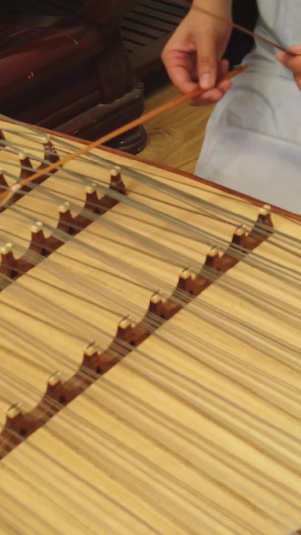 中国民族乐器扬琴演奏材料视频的预览图