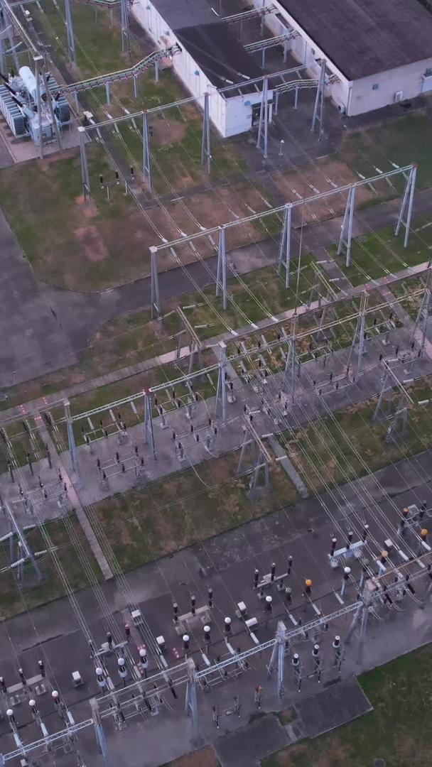 城市高压变电站能源环保电力系统民生工程素材视频的预览图