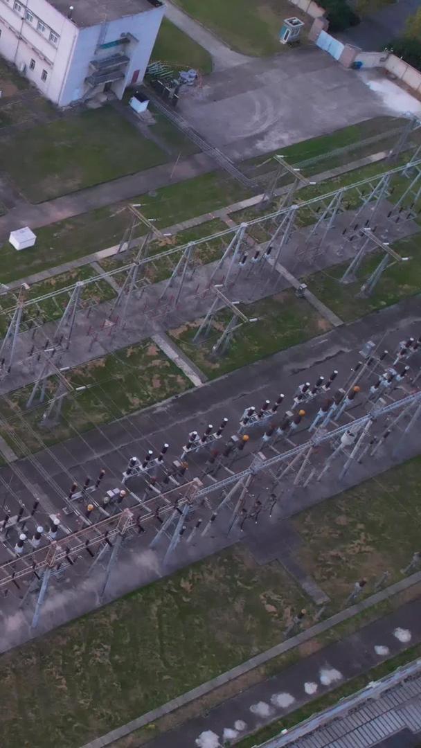 城市高压变电站能源环保电力系统民生工程素材视频的预览图