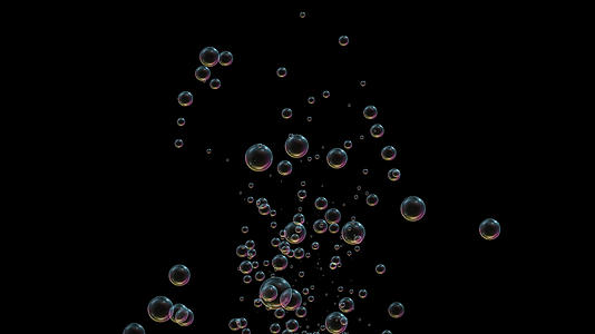 4K透明通道气泡喷射素材视频的预览图