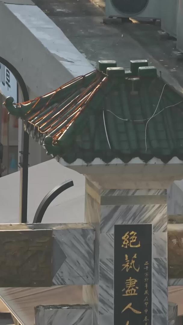 材料延时摄影武汉地标美食街道视频的预览图